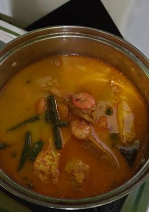 Foto resep Kacang tahu udang kuah santan