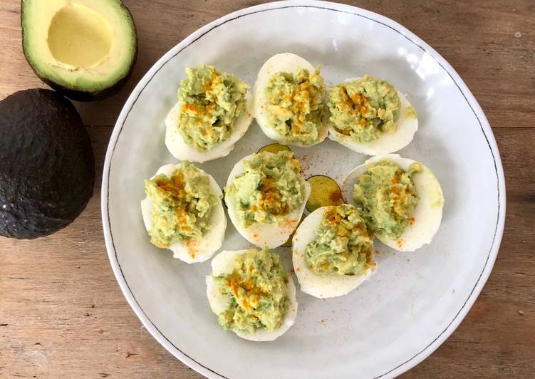 Recette de Parfait Oeufs &#34;guacamole&#34;