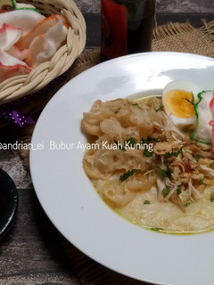 Foto resep Bubur Ayam Kuah Kuning