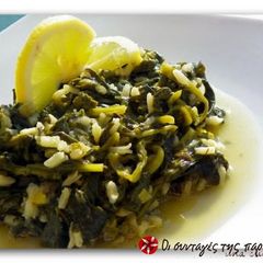 A picture of Lemony spanakorizo.