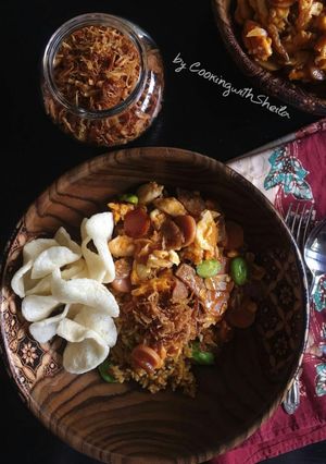 Foto resep Nasi Goreng Gila ala Cooking with Sheila (#pr_homemadestreetfood)