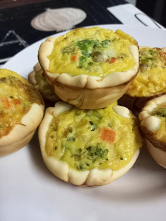 Una foto de Tartitas de verdura