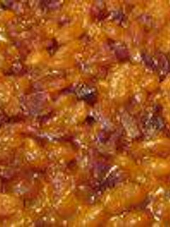 A picture of Aldine Hotel Baked Beans.