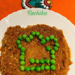 A picture of Baingan Bhartha.