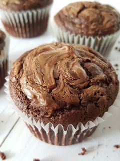 Nutellás muffin recept fotója