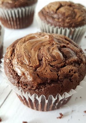 Nutellás muffin recept fotója
