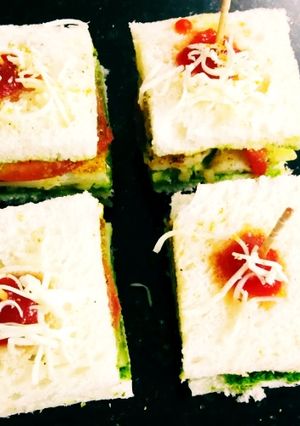 A picture of Veg cheese sandwich.