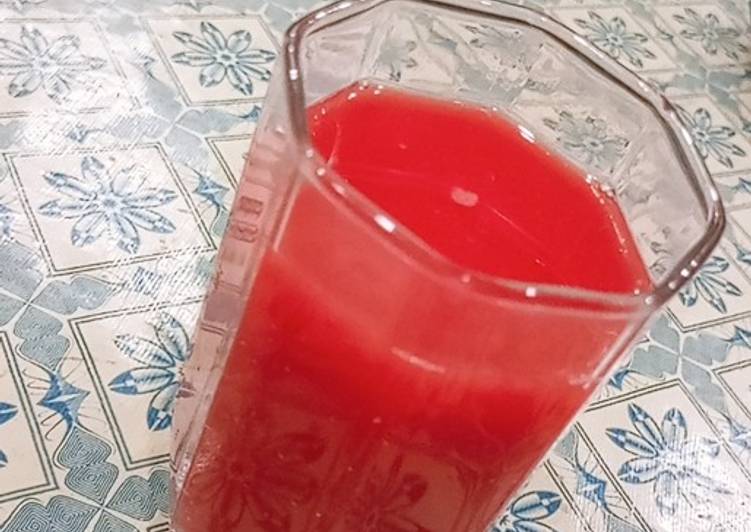 Simple Way to Prepare Ultimate Strawberry drink