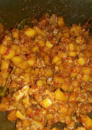 Foto resep Sambalado kentang+ikan asin