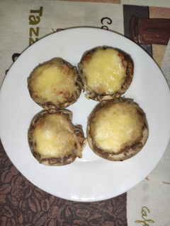 Una foto de Champiñones rellenos