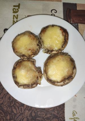 Una foto de Champiñones rellenos