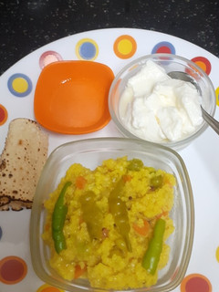 A picture of Proso Millet Pongal.
