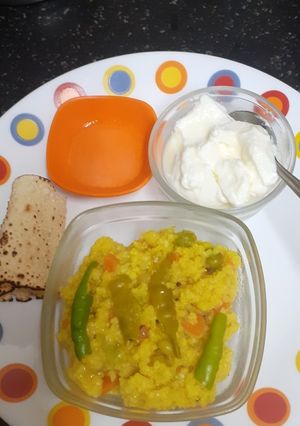 A picture of Proso Millet Pongal.