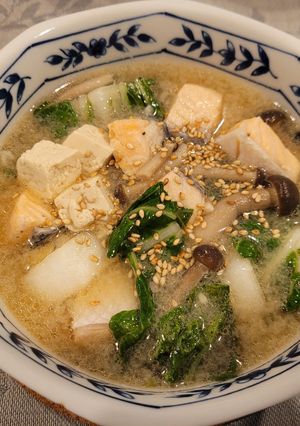 Foto resep Salmon Miso Stew