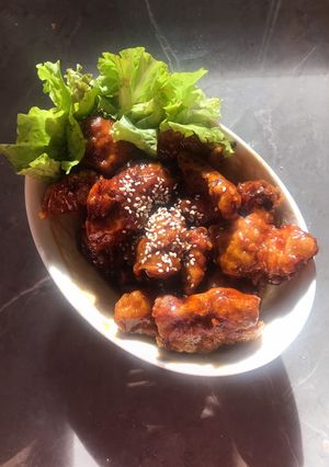 Foto resep Orange Chicken Karaage