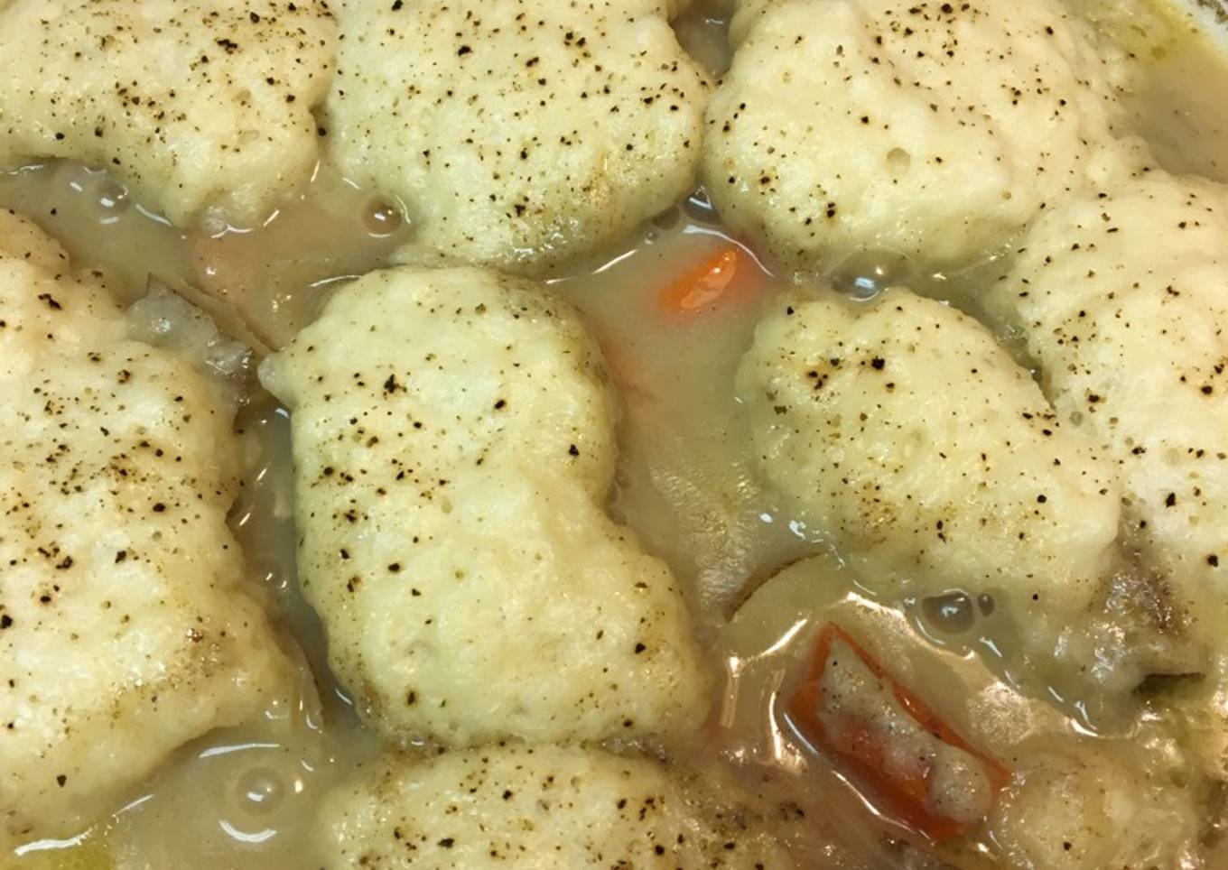 I have been hungry for Chicken and dumplings I very rarely follow a recipe