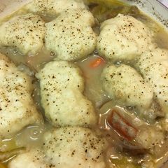 I have been hungry for Chicken and dumplingsI very rarely follow a recipe A picture of I have been hungry for Chicken and dumplingsI very rarely follow a recipe.