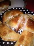 Empanadas de jamón y queso al horno