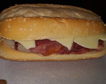 Fresh, Serving Recipe Bacon Ranch Provolone Sandwich Delicious Perfect