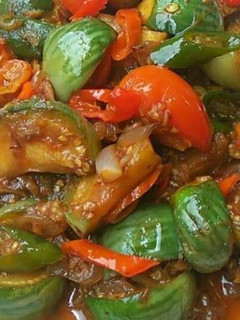 Foto resep Tumis terong ikan peda