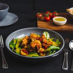 A picture of Spicy, Roasted Cauliflower_Tomato Salad.
