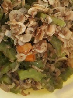 Foto resep Tumis Pare Udang Rebon