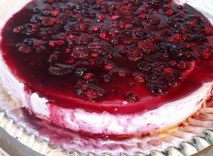 Foto di Cheesecake ai frutti di bosco (senza cottura)
