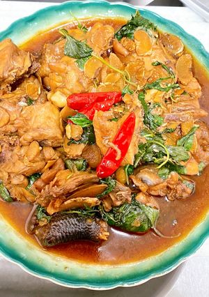 Foto resep Taiwanese 3 cup chicken (san bei ji)
