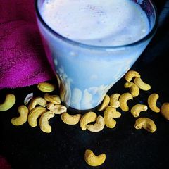A picture of Kaju milk sarbat.