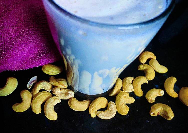 Recipe of Any-night-of-the-week Kaju milk sarbat