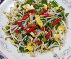 Cara Cepat Cah toge telur orak arik Enak Bergizi