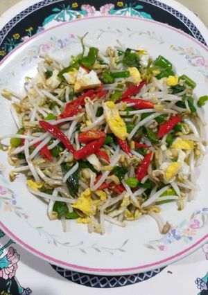 Foto resep Cah toge telur orak arik