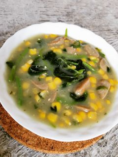 Foto resep Soup Bayam Jagung