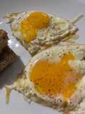 Crispy Parmesan Eggs
