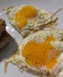 Crispy Parmesan Eggs