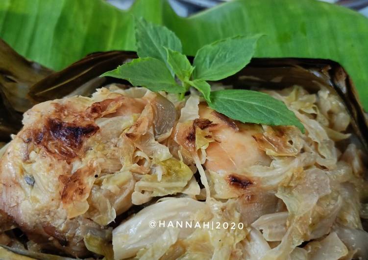 Resep Pepes Kol / Kubis Ayam Anti Gagal