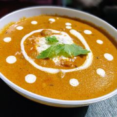 A picture of Makhni Gravy flavoured with Bechamel Sauce.