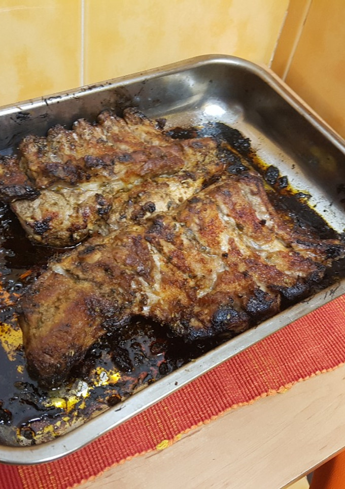 Una foto de Costillar de cerdo especiado al horno