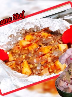 صورة لوصفة ورقة لحمه بالخضار 😋🍖🌮🥘