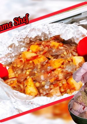 صورة لوصفة ورقة لحمه بالخضار 😋🍖🌮🥘