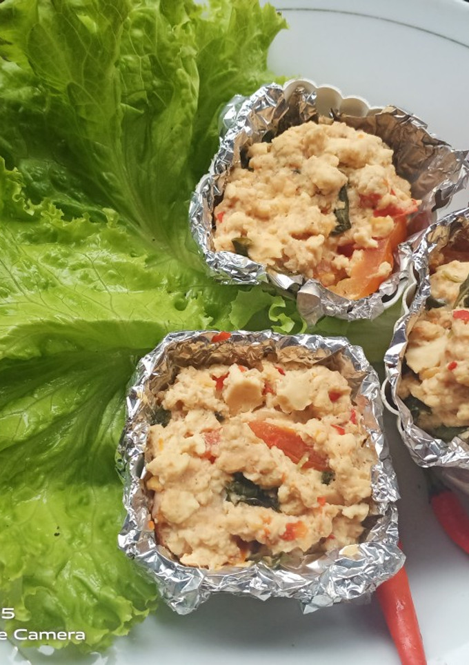 Foto resep Tahu ayam kukus diet