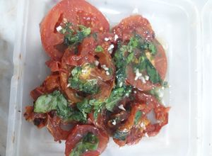 Una foto de Tomate disecado casero
