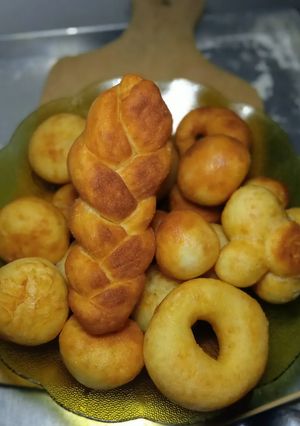 Foto resep Donat kampung tanpa mikser cemilan keluarga