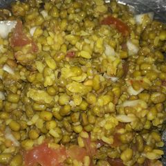 A picture of Healthy moong dal chat.