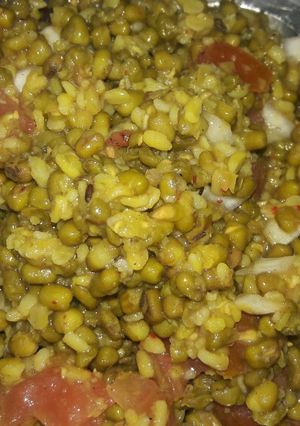 A picture of Healthy moong dal chat.