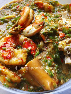 A picture of Okro soup.