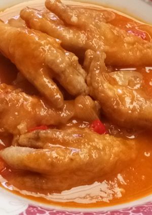 Foto resep Ceker Asam Manis