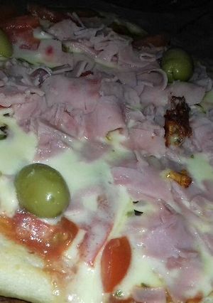 Una foto de Pizza en Sartén