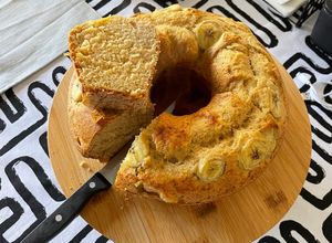 Foto de Bolo de banan com aveia fácil e saudável