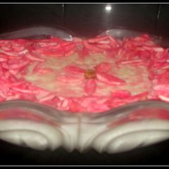 A picture of Navratri Kheer or Rice Pudding.